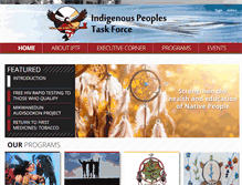 Tablet Screenshot of indigenouspeoplestf.org
